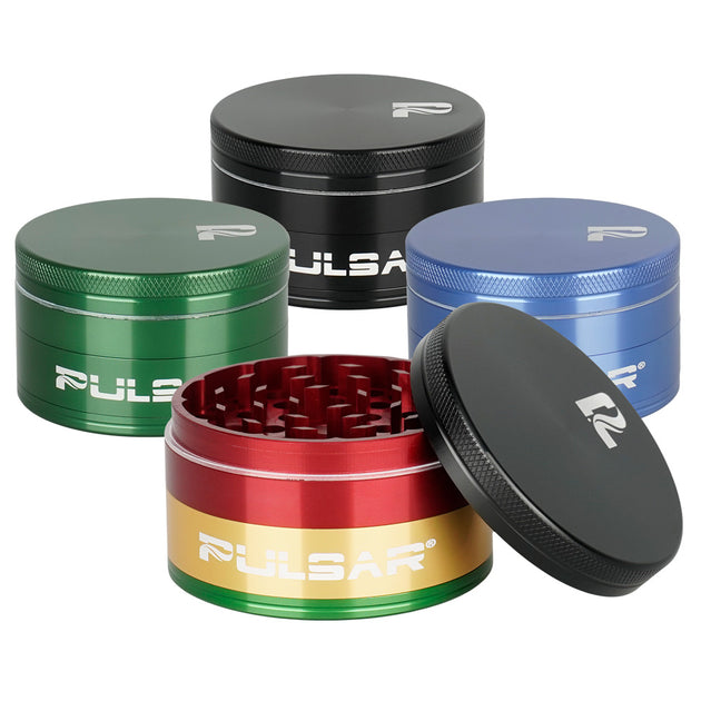 Metal Storage Herb Grinder  Best Weed Grinders - Pulsar – Pulsar Vaporizers