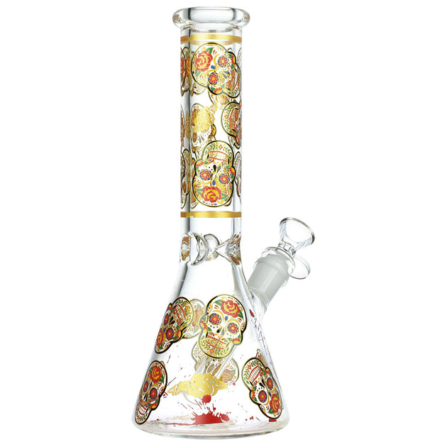 8 Dome Perc Multi Design Water Pipe (Blood Splatter) -ND-Bl