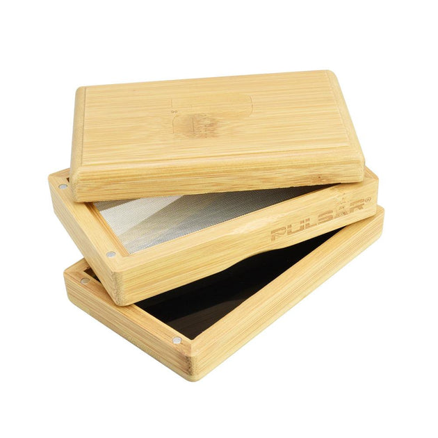 Bamboo Wooden Fly Box FREE 8 x Epoxy Buzzers