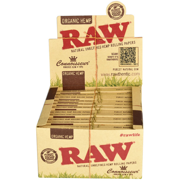 Imperial - King size organic hemp rolling papers and tips