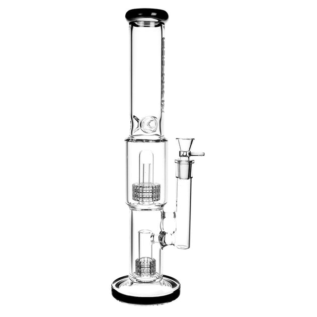 Double Stereo Matrix Perc Bong  Best Percolator Pipes - Pulsar