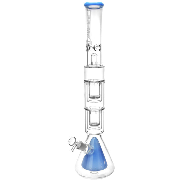 6 Inch USA Glass Sidecar Funnel Glass Water Pipe - Smoke
