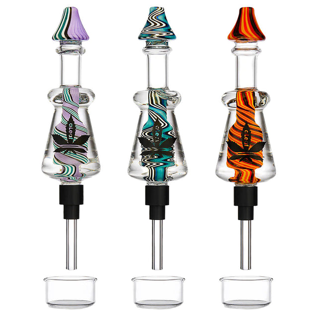 Metal Dabber Wax Collecting Smoking Accessories With Resin Holder