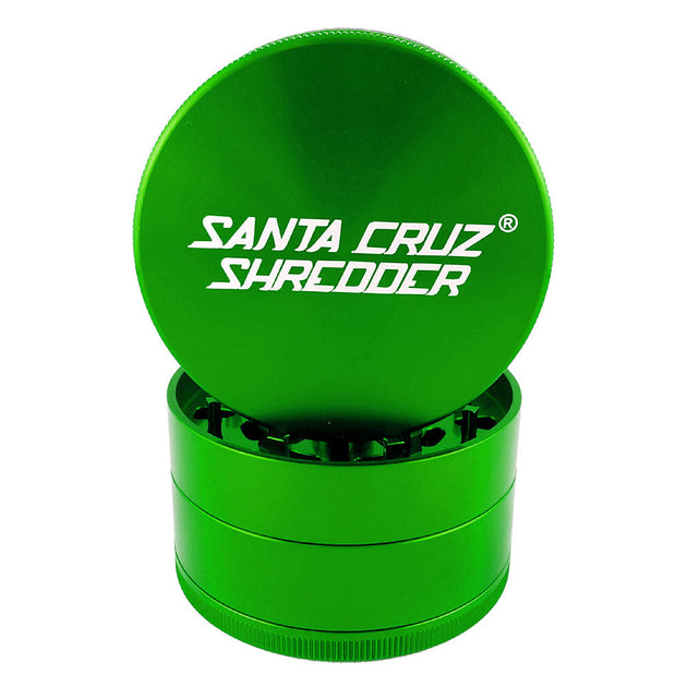 Santa Cruz Shredder - Jumbo Aluminum Herb Grinder - 4-part - Choice of 4  colors