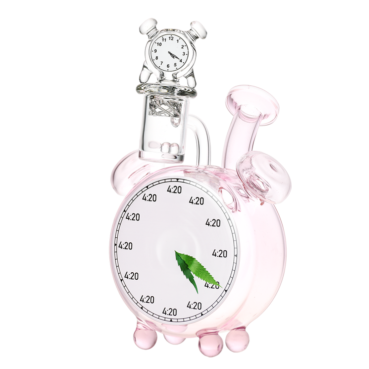 4:20 Alarm Clock Dab Rig Set | Pink