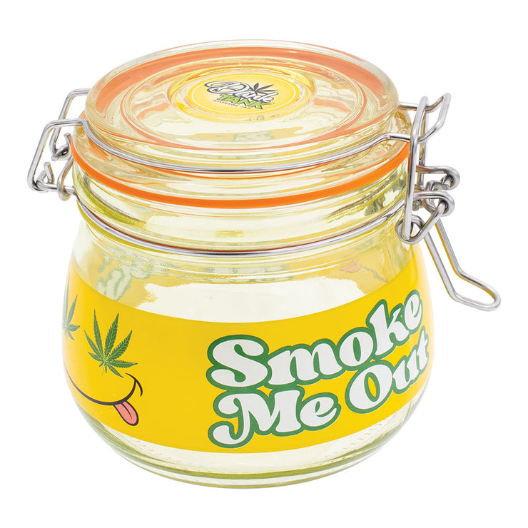 Airtight Glass Storage Jar | Smoke Me Out