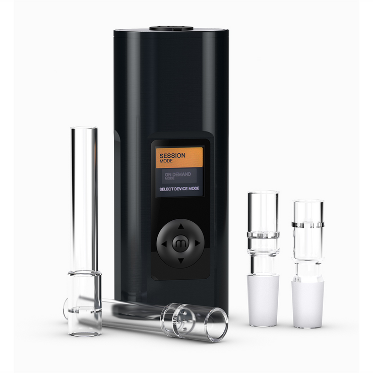 Arizer Solo III Dry Herb Vaporizer | Glass Tubes & Adapters