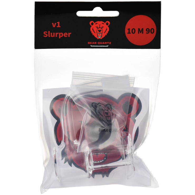 Bear Quartz V1 Slurper Banger & Marble Set | Packaging