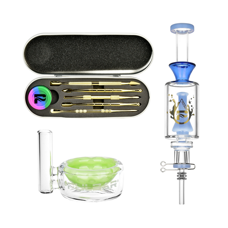 Big Beaker Vapor Vessel, Dish, & Dab Tools Bundle