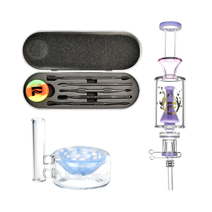 Big Beaker Vapor Vessel, Dish, & Dab Tools Bundle