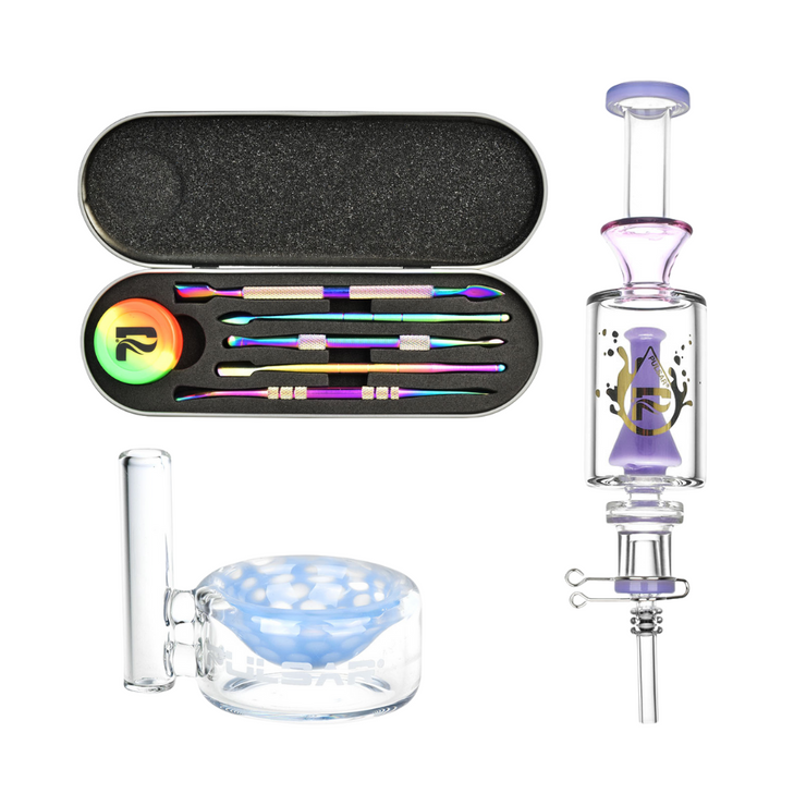 Big Beaker Vapor Vessel, Dish, & Dab Tools Bundle