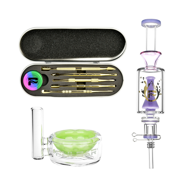 Big Beaker Vapor Vessel, Dish, & Dab Tools Bundle