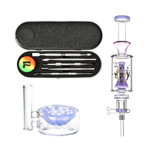 Big Beaker Vapor Vessel, Dish, & Dab Tools Bundle