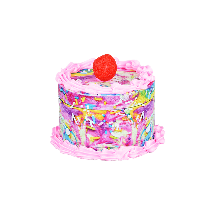 Birthday Cake Grinder | Closed View