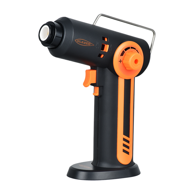 Blazer Hot Shot Turbo Torch Lighter | Black & Orange Accent