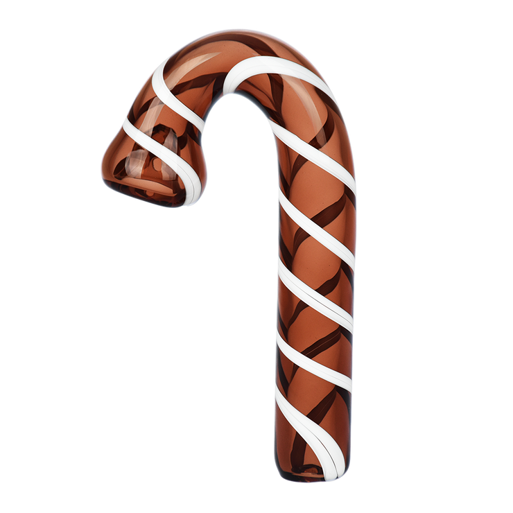 Candy Cane Hand Pipe | Side View