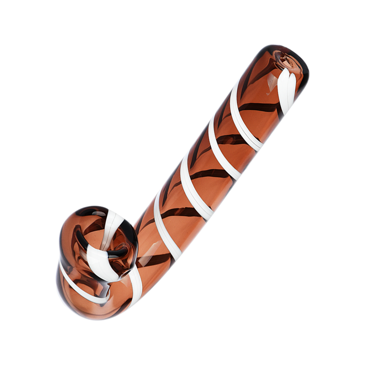 Candy Cane Hand Pipe | Top View