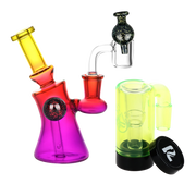 Candy Craze Dab Rig, Oil Reclaimer, & Carb Cap Bundle