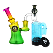 Candy Craze Dab Rig, Oil Reclaimer, & Carb Cap Bundle