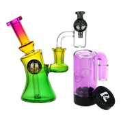 Candy Craze Dab Rig, Oil Reclaimer, & Carb Cap Bundle