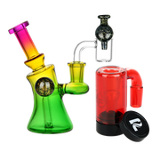 Candy Craze Dab Rig, Oil Reclaimer, & Carb Cap Bundle