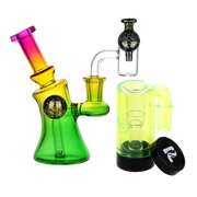 Candy Craze Dab Rig, Oil Reclaimer, & Carb Cap Bundle