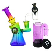 Candy Craze Dab Rig, Oil Reclaimer, & Carb Cap Bundle