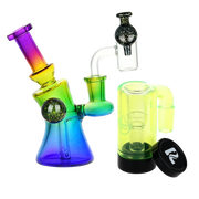 Candy Craze Dab Rig, Oil Reclaimer, & Carb Cap Bundle