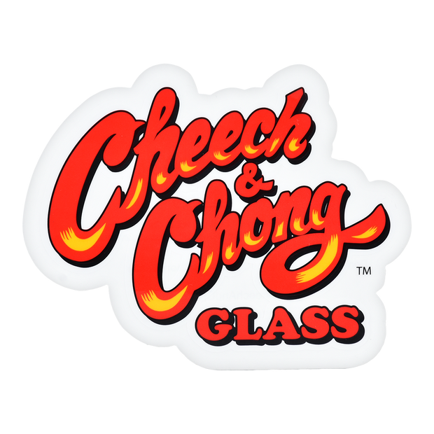 Cheech & Chong Glass Hand Pipe | Chongdolf | Sticker