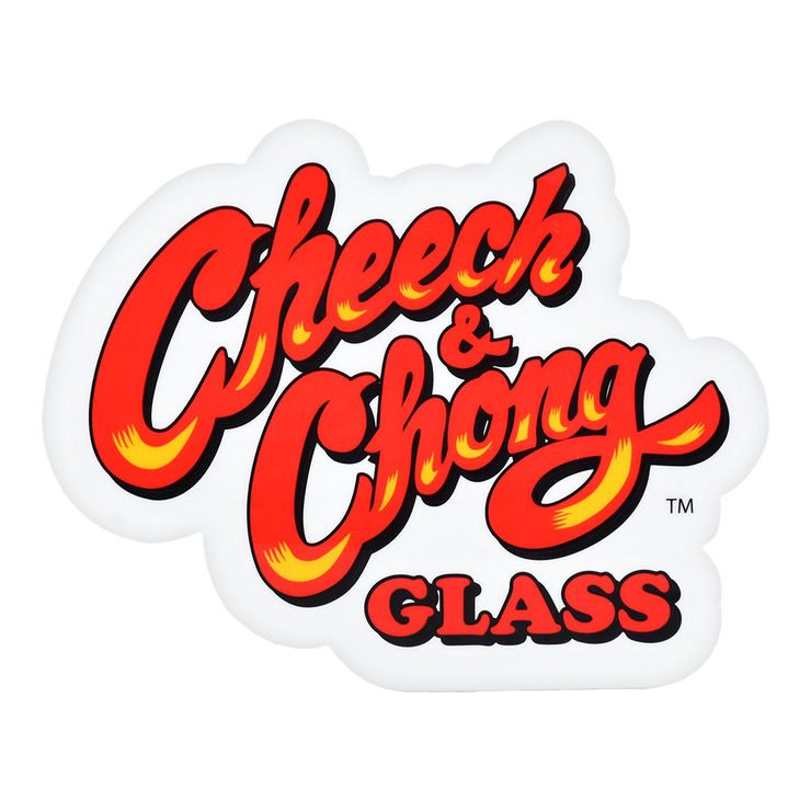 Cheech & Chong Glass Hand Pipe | Chongdolf | Sticker