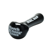 Cheech & Chong Glass Spoon Pipe | Dave's Not Here, Man | Bowl View