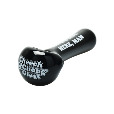 Cheech & Chong Glass Spoon Pipe | Dave's Not Here, Man | Bowl View