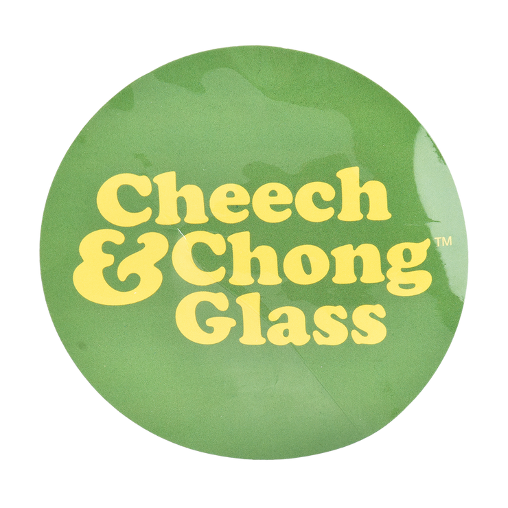 Cheech & Chong Glass Spoon Pipe | Dave's Not Here, Man | Sticker