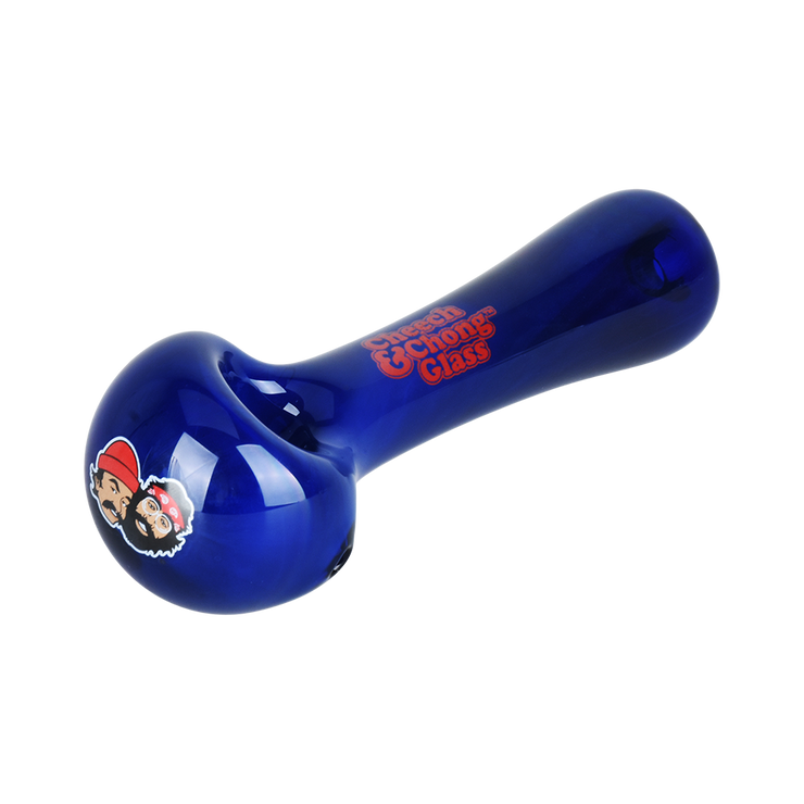 Cheech & Chong Glass Spoon Pipe | Sun Kings | Blue