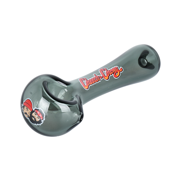 Cheech & Chong Glass Spoon Pipe | Sun Kings | Gray