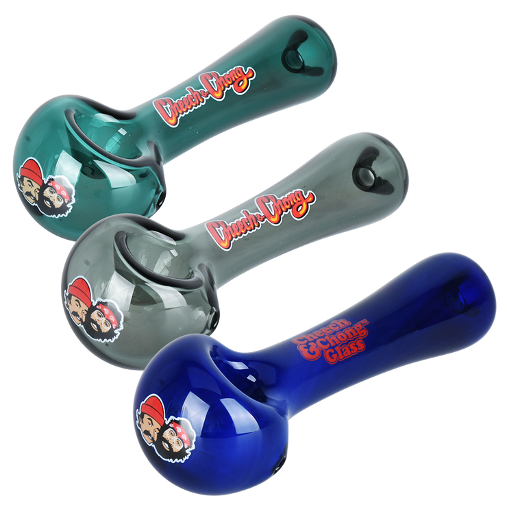 Cheech & Chong Glass Spoon Pipe | Sun Kings | Group