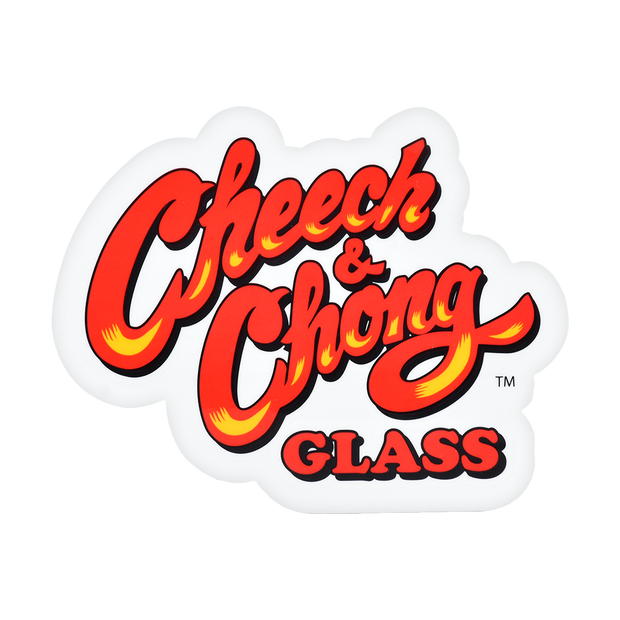 Cheech & Chong Glass Spoon Pipe | Sun Kings | Sticker