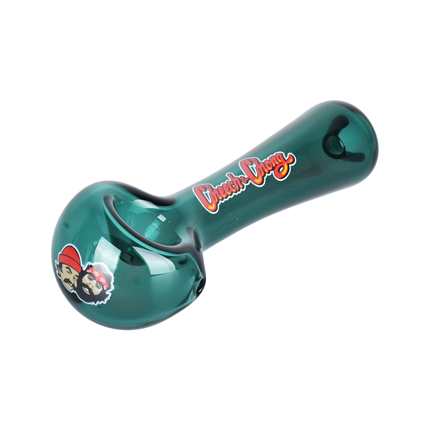 Cheech & Chong Glass Spoon Pipe | Sun Kings | Teal