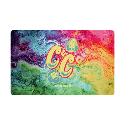 Cheech & Chong's™ x Pulsar DabPadz Dab Mat | Tie Dye Paisley | Medium