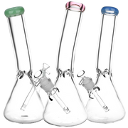 Classic Glass Bent Neck Beaker Bong | Large Size | Group