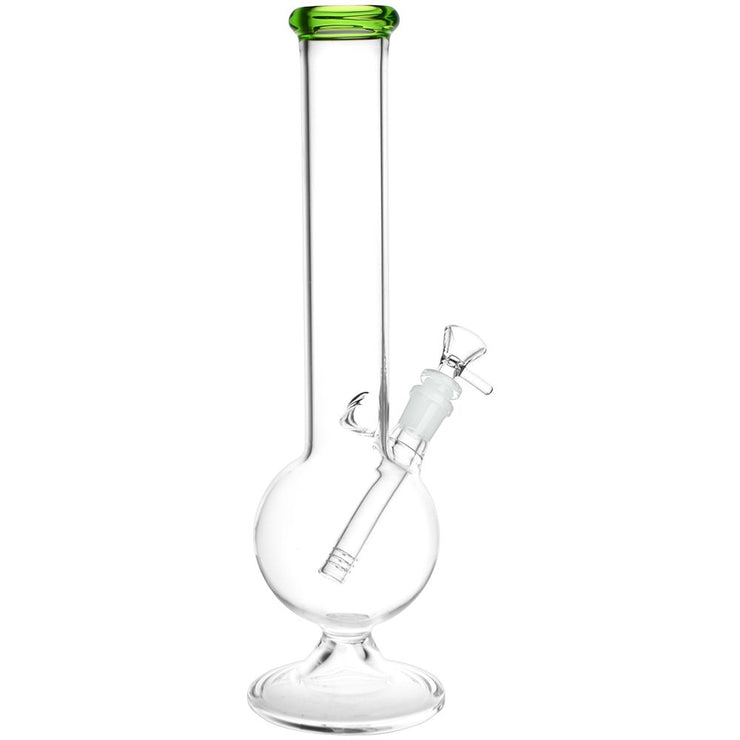 Classic Glass Bubble Base Bong | Large Size | Back View