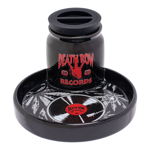 Death Row Records 2-in-1 Airtight Ceramic StashTray | Front View