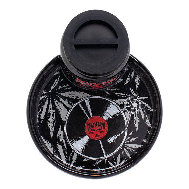 Death Row Records 2-in-1 Airtight Ceramic StashTray | Top View