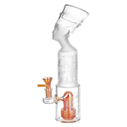 Egyptian Queen Frosted Bong | Side View