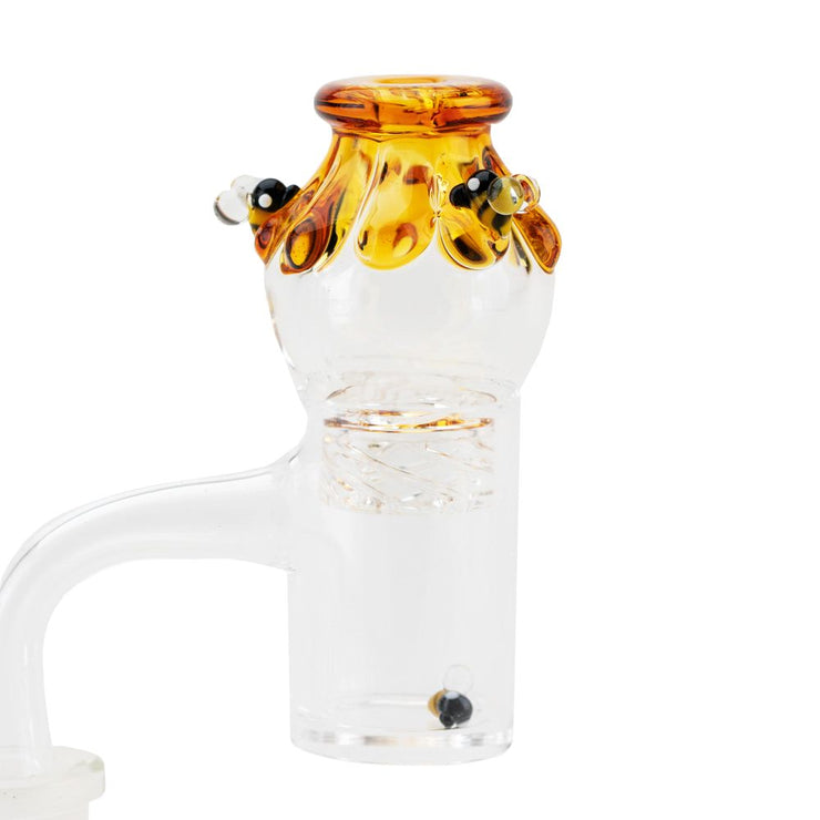 Empire Glassworks Beehive Vortex Carb Cap Set | Banger In Use