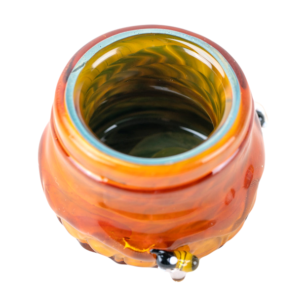 Empire Glassworks Honeycomb Terp Jar | Inside View