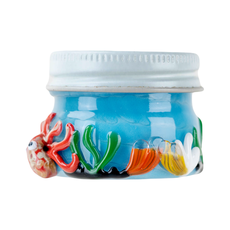 Empire Glassworks Under The Sea Terp Jar | Side View