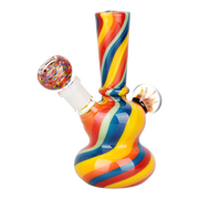 Flowering Rainbow Swirl Bong | Front View