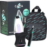 Focus V Carta 2 MAX Electric Dab Rig & Saber Hot Knife Bundle | Black