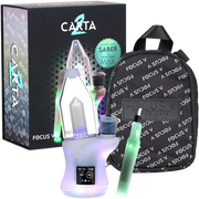 Focus V Carta 2 MAX Electric Dab Rig & Saber Hot Knife Bundle | Limited Edition Clear 